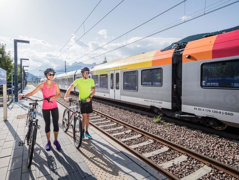 Mit dem Rad in den Zug